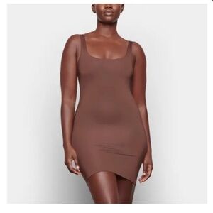 SKIMS 3X BODY TANK SLIP DRESS